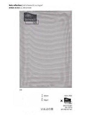 Netz refleciton, 100 % Trevira CS *30m Rolle