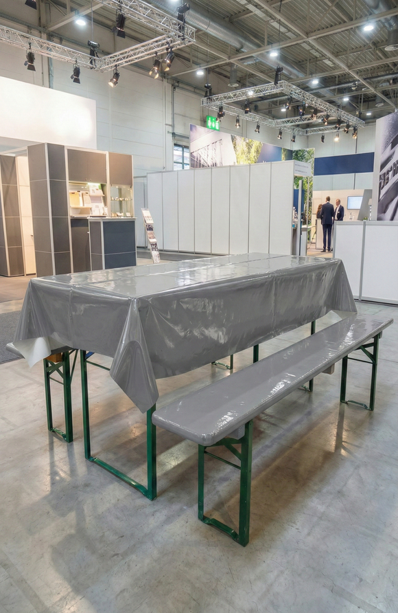 Lackfolie Meterware einlagig für Biertische *65cm breit