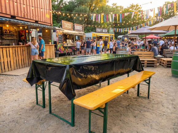 Lackfolie Meterware einlagig für Biertische *65cm breit