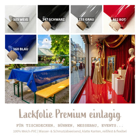 Lackfolie Premium Meterware einlagig