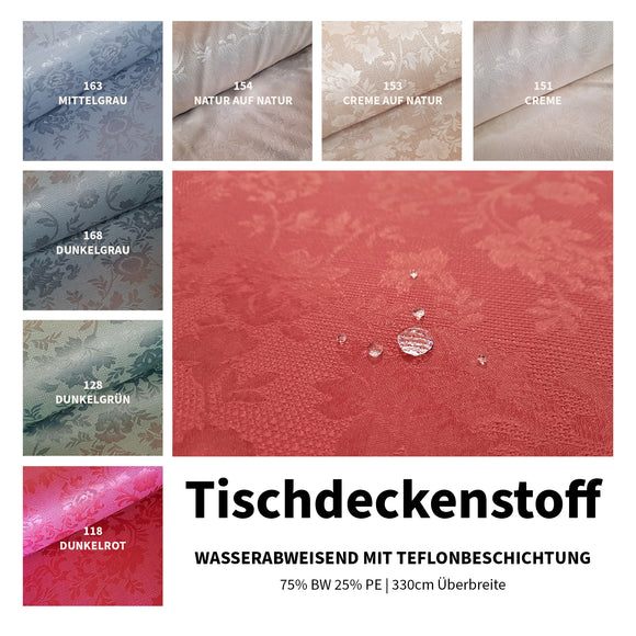 Tischdeckenstoff beschichtet | Wasserabweisend