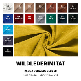 Wildlederimitat | Aloba Schwedenleder