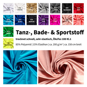 Tanzsport | Badestoff | Sportstoff Uni