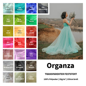 Organza | Transparenter Stoff