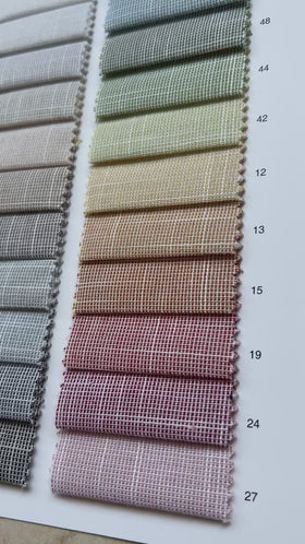 Chiffon Leinenoptik | 100 % Trevira CS *30m Rolle - 0
